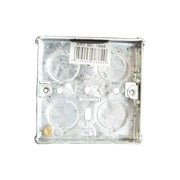 Dencon Metal Back Box 1-Gang 16mm with Adjustable Lugs