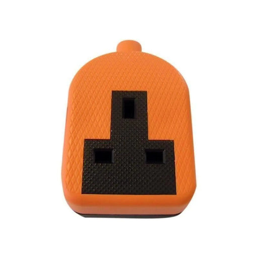 Dencon Trailing Socket 13A 1-Gang Orange
