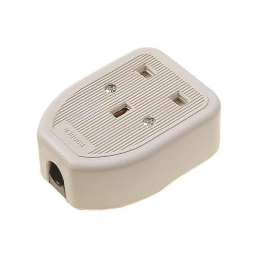 Dencon Rubber Trailing Socket 13A 1-Gang