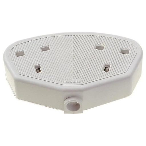 Dencon Rubber Trailing Socket 13A 2-Gang Heavy Duty