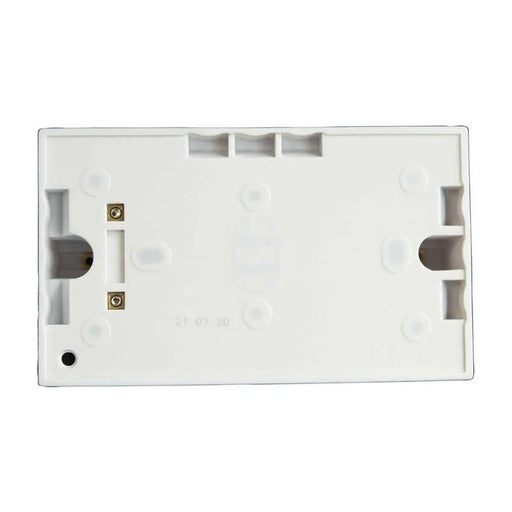 Dencon 2-Gang Pattress Box with Earth 45mm