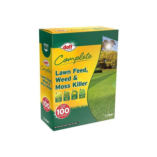 DOFF Complete Lawn Feed Weed Moss Killer 3.2kg