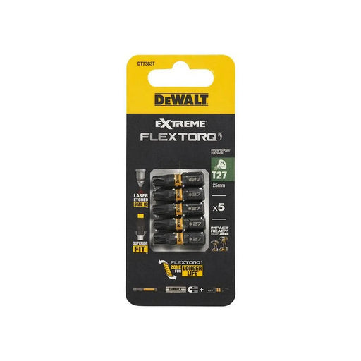 DeWALT Power Tools DeWalt FlexTORQ T27 Impact Driver Bit Set