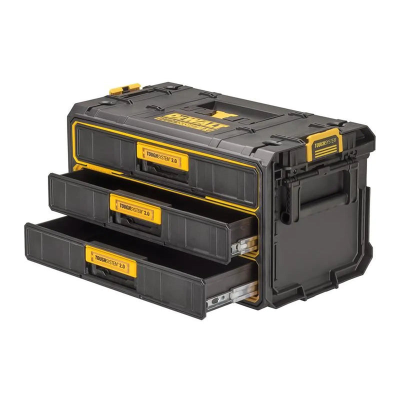 DEWALT Storage DeWalt TOUGHSYSTEM 2.0 Three-Drawer Unit with Ball-Bearing Slides