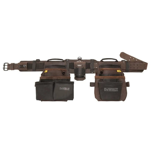 DEWALT Storage DeWalt Pro Leather Tool Rig with Hammer Loop and Pockets