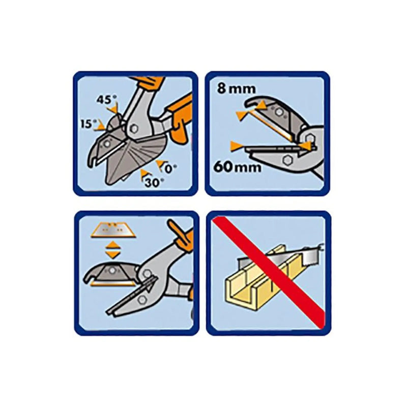Edma MultiCoup Mitre Shears Ergonomic Design