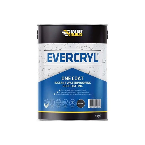 Everbuild Sika EVERCRYL One Coat Black Roof Sealant