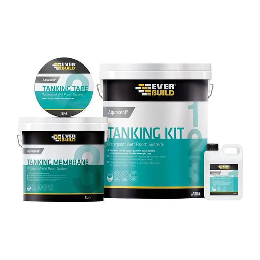 Everbuild Sika Aquaseal Wet Room Tanking Kit 4.5m²