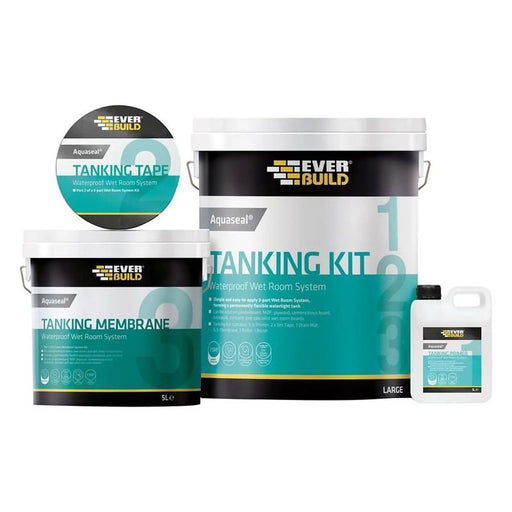 Everbuild Sika Aquaseal Wet Room Tanking Kit 7.5m²
