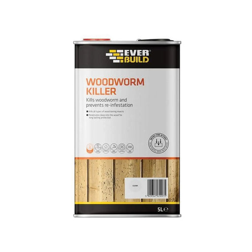 Everbuild Sika Woodworm Killer 5L Fast Acting Treatment