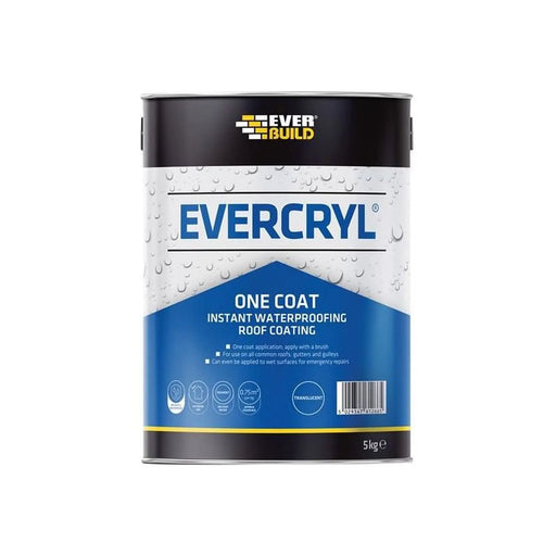 Everbuild Sika EVERCRYL One Coat Clear Roof Repair Compound