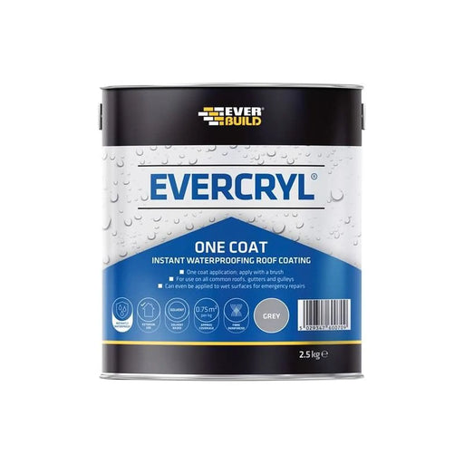 Everbuild Sika EVERCRYL One Coat Grey Roof Repair