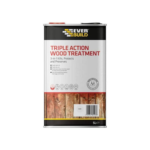 Everbuild Sika Triple Action Wood Treatment 1 Litre