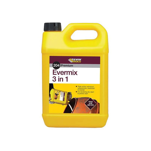 Everbuild Sika 204 Evermix 3-in-1 Admixture Waterproofing