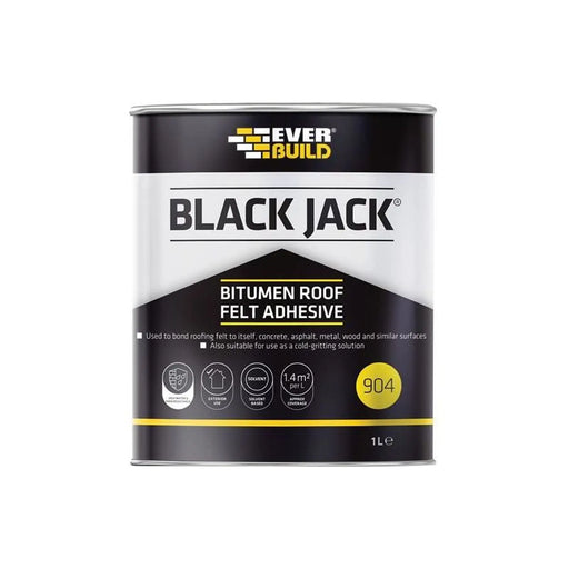 Everbuild Sika Black Jack 904 Bitumen Roof Adhesive