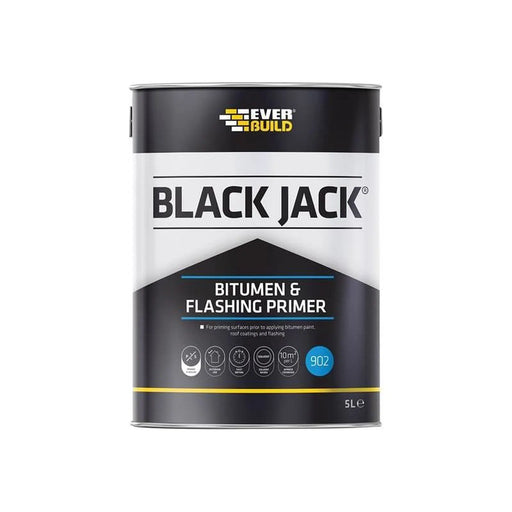 Everbuild Sika Everbuild Black Jack 902 Bitumen Primer 5 Litre