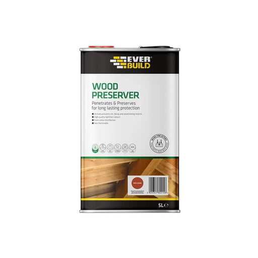 Everbuild Sika Wood Preserver 5L Quality Treatment