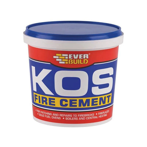 Everbuild Sika KOS Fire Cement Black 1kg