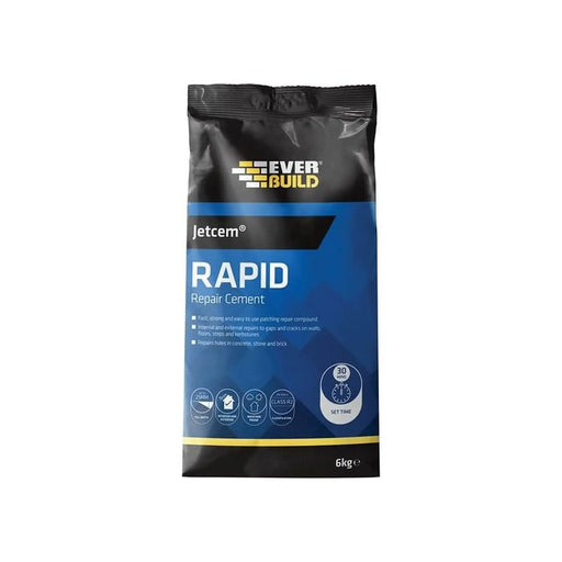 Everbuild Sika Jetcem Rapid Set Cement 12kg (2 x 6kg Pack)