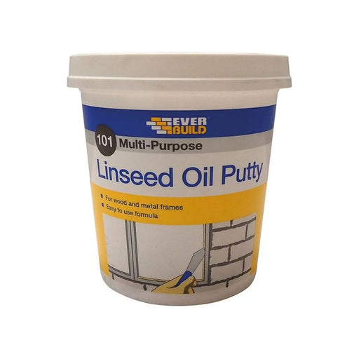 Everbuild Sika 101 Multi-Purpose Linseed Oil Putty Natural 1kg