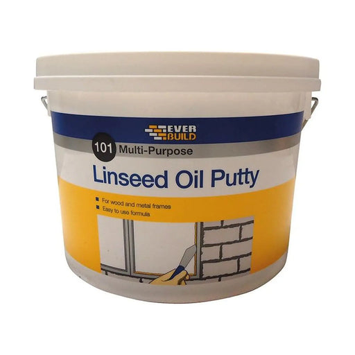 Everbuild Sika 101 Multi-Purpose Linseed Oil Putty Natural 5kg