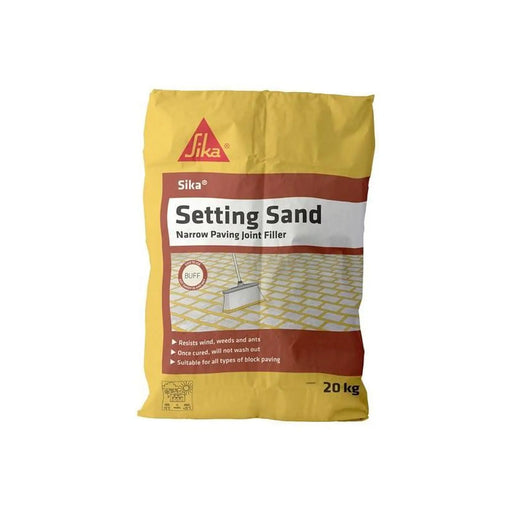 Everbuild Sika Setting Sand Buff 20kg - Heavy Duty Quality