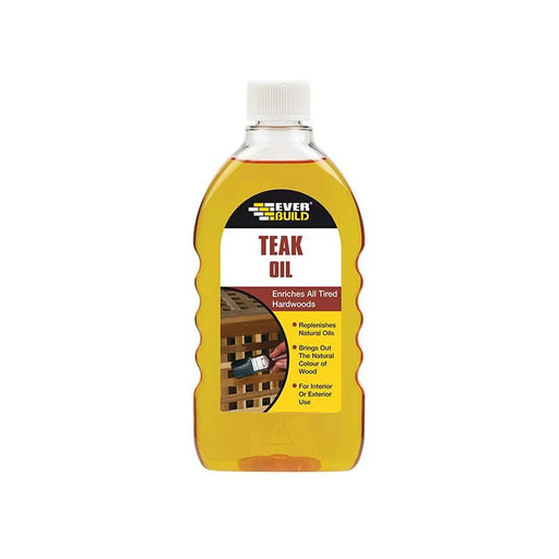 Everbuild Sika Teak Oil 500ml Quality Woodcare