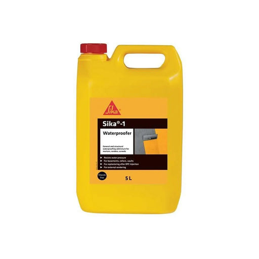 Everbuild Sika-1 Waterproofer 5 Litre Premium Quality