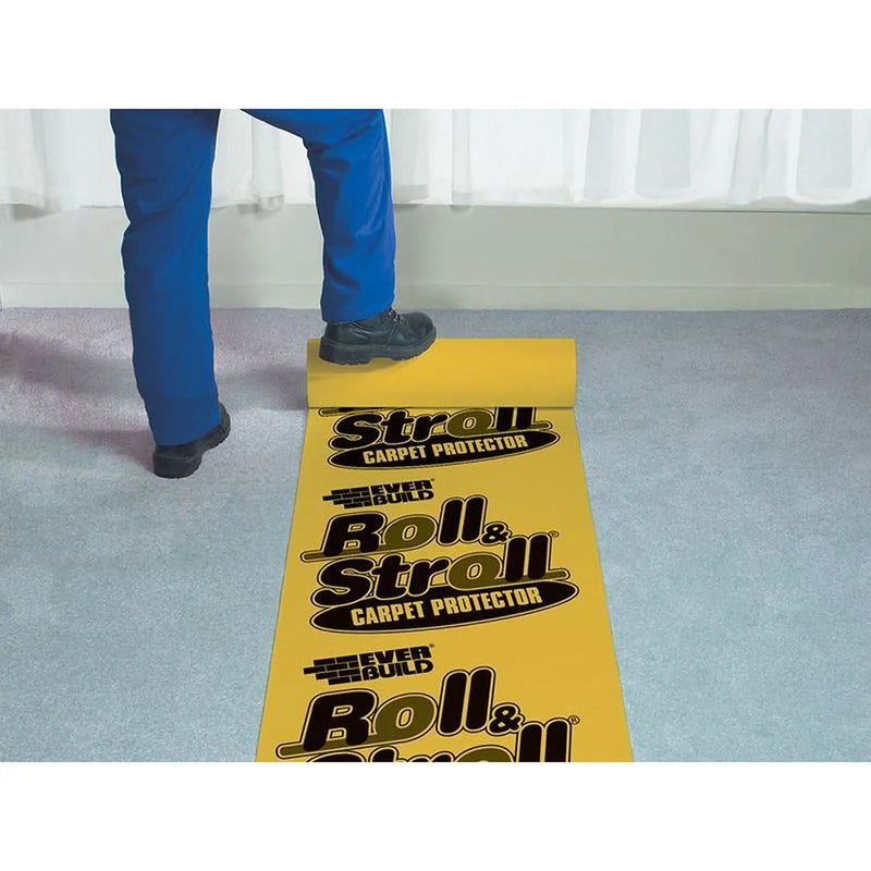 Everbuild Sika Roll & Stroll Premium Carpet Protector 600mm x 25m