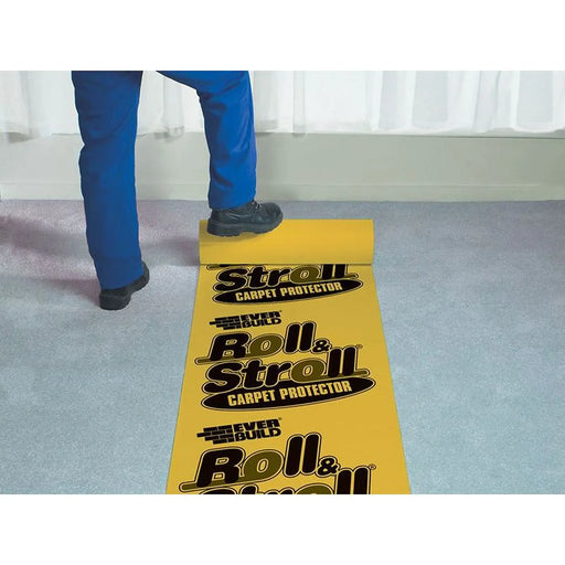 Everbuild Sika Roll & Stroll Premium Carpet Protector 600mm x 25m