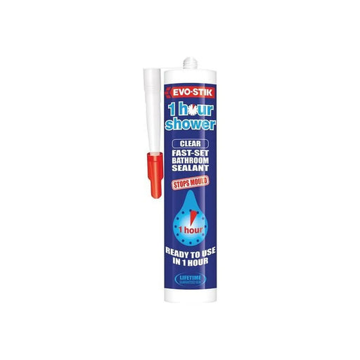 EVO-STIK 1 Hour Shower Sealant Clear 310ml