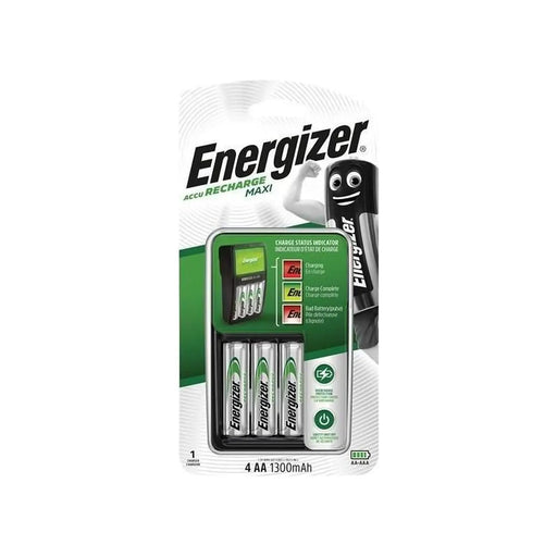 Energizer® Energizer Maxi Charger with 4 AA 1300 mAh Rechargeable Batteries