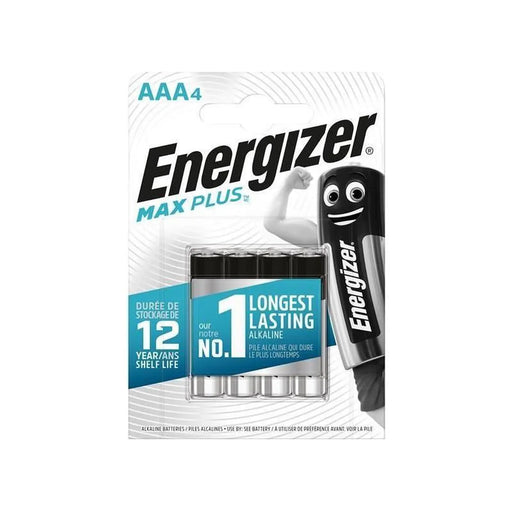 Energizer® Energizer MAX PLUS AAA Alkaline Batteries Pack of 4