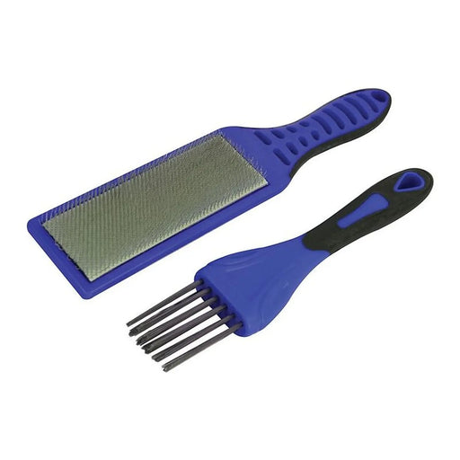 Faithfull File Card Brush Kit for Efficient File Cleaning
