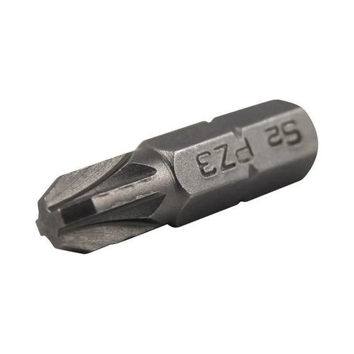Faithfull Pozi S2 Grade Steel Screwdriver Bits PZ3 x 25mm (Pack 3)