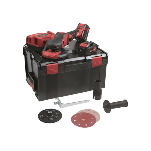 Flex Power Tools SE 125 18.0-EC/5.0 Set SUPRAFLEX Sander 18V 2 x 5.0Ah Li-ion