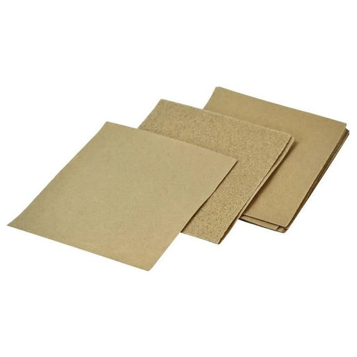 Faithfull Cork Block Glasspaper Sanding Sheets Assorted (Pack 10)