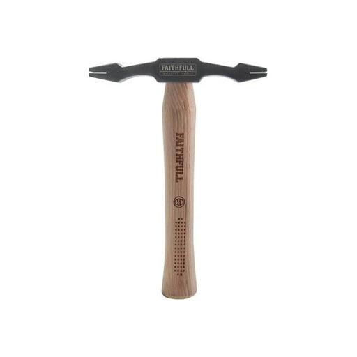 Faithfull Double Scutch Hammer with Hickory Handle