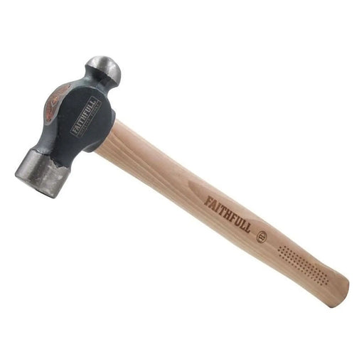 Faithfull Ball Pein Hammer 908g with Hickory Handle