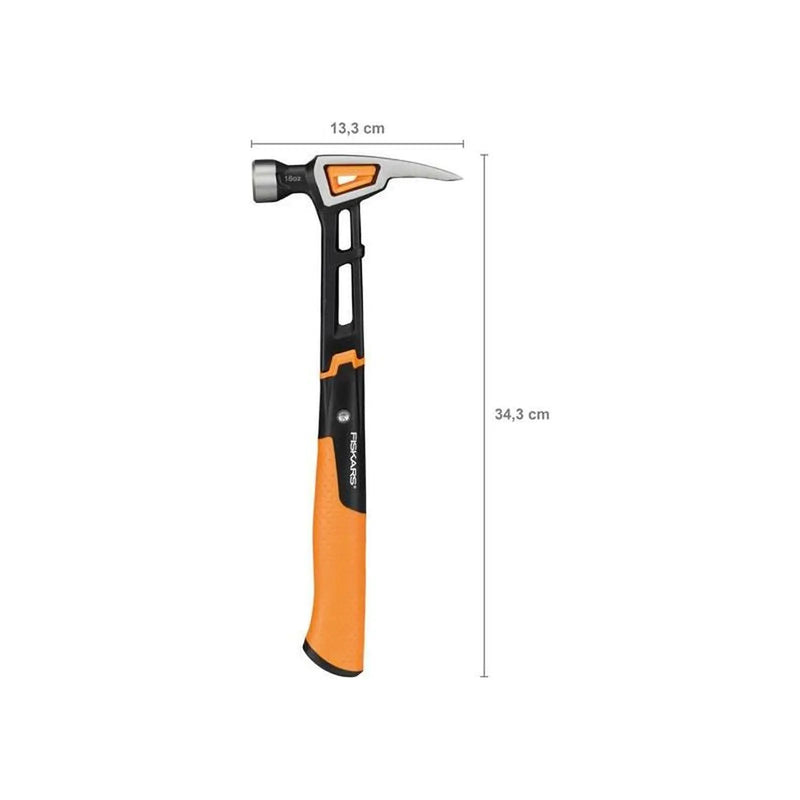 Fiskars IsoCore Finishing Hammer 450g (16oz)