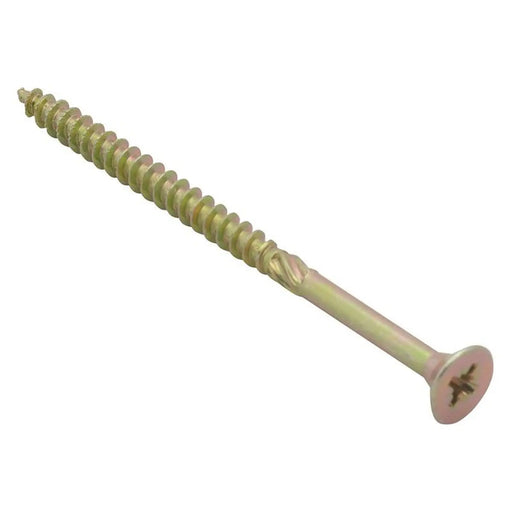 Forgefix Spectre™ PZ Compatible Wood Screw CSK ZYP 6.0 x 80mm Box 100