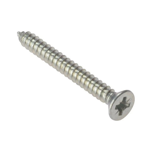 Forgefix Self-Tapping Screw Pozi Compatible CSK ZP 1.1/4in x 8 Box 200