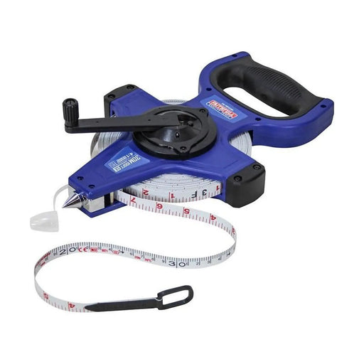 Faithfull Fast Rewind Long Tape 30m with Metal Hook