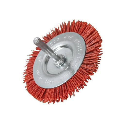 Faithfull Nylon Wheel Flat 75mm x 6mm Shank