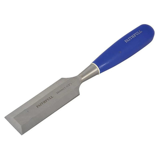 Faithfull Bevel Edge Chisel 38mm Blue Grip