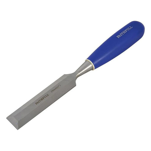 Faithfull Bevel Edge Chisel 25mm Blue Grip
