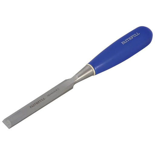 Faithfull Bevel Edge Chisel 16mm Blue Grip