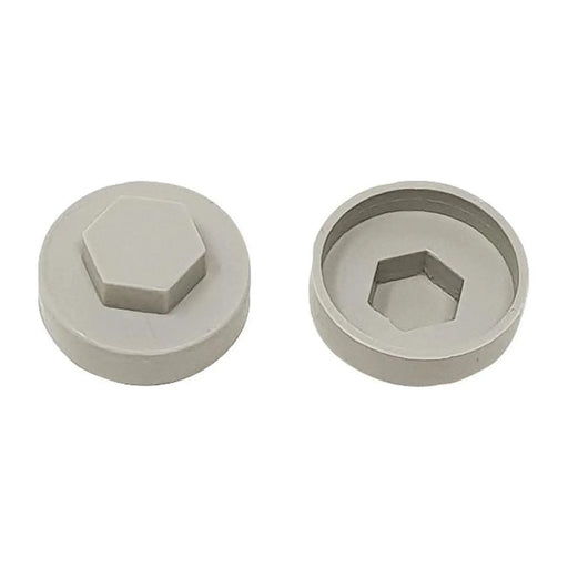 Forgefix TechFast Cover Cap Goosewing Grey 19mm (Pack 100)