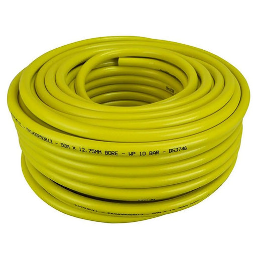 Faithfull Heavy-Duty Reinforced Builder's Hose 50m 12.5mm (1/2in) Diameter