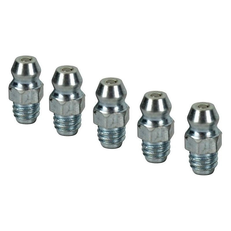 Faithfull Grease Nipple Straight M6 x 1.0 (Pack 5)
